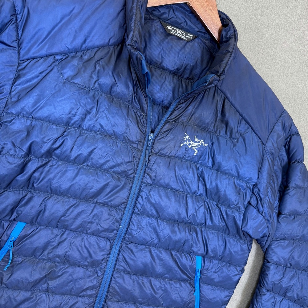 Arc'teryx Cerium LT Jacket Men M Blue 18014 Goose Down Lightweight Puffer Hiking